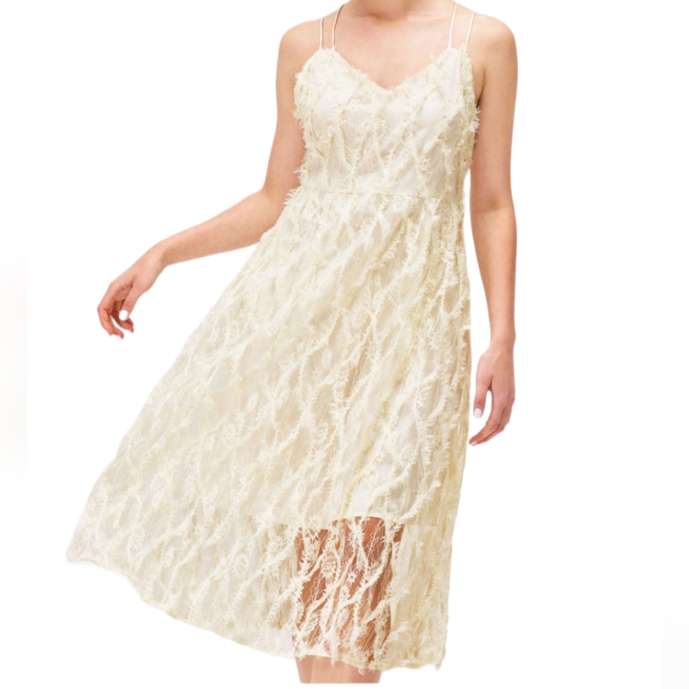 Cider, Lost with you lace midi dress. Size small